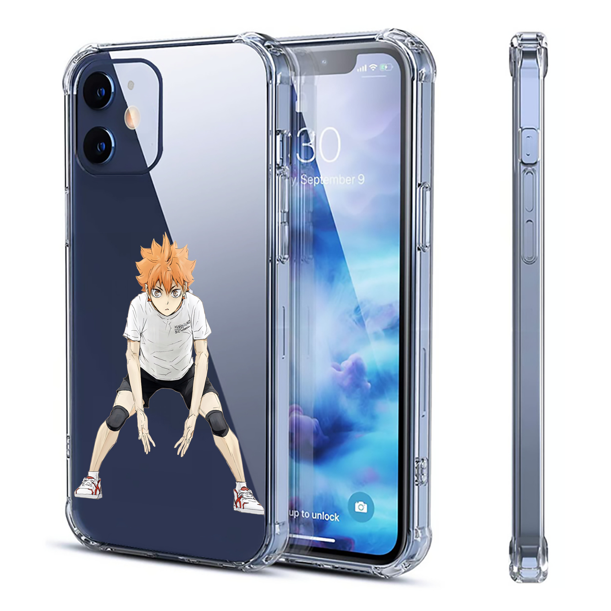 （画像用） ハイキュー!! Haikyu!! 【iPhone 12シリーズ対応】透明スマホケース（クリアソフトケース）